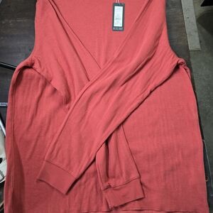 Alpine Design Long Sleeve Tee - Coral‎ Red